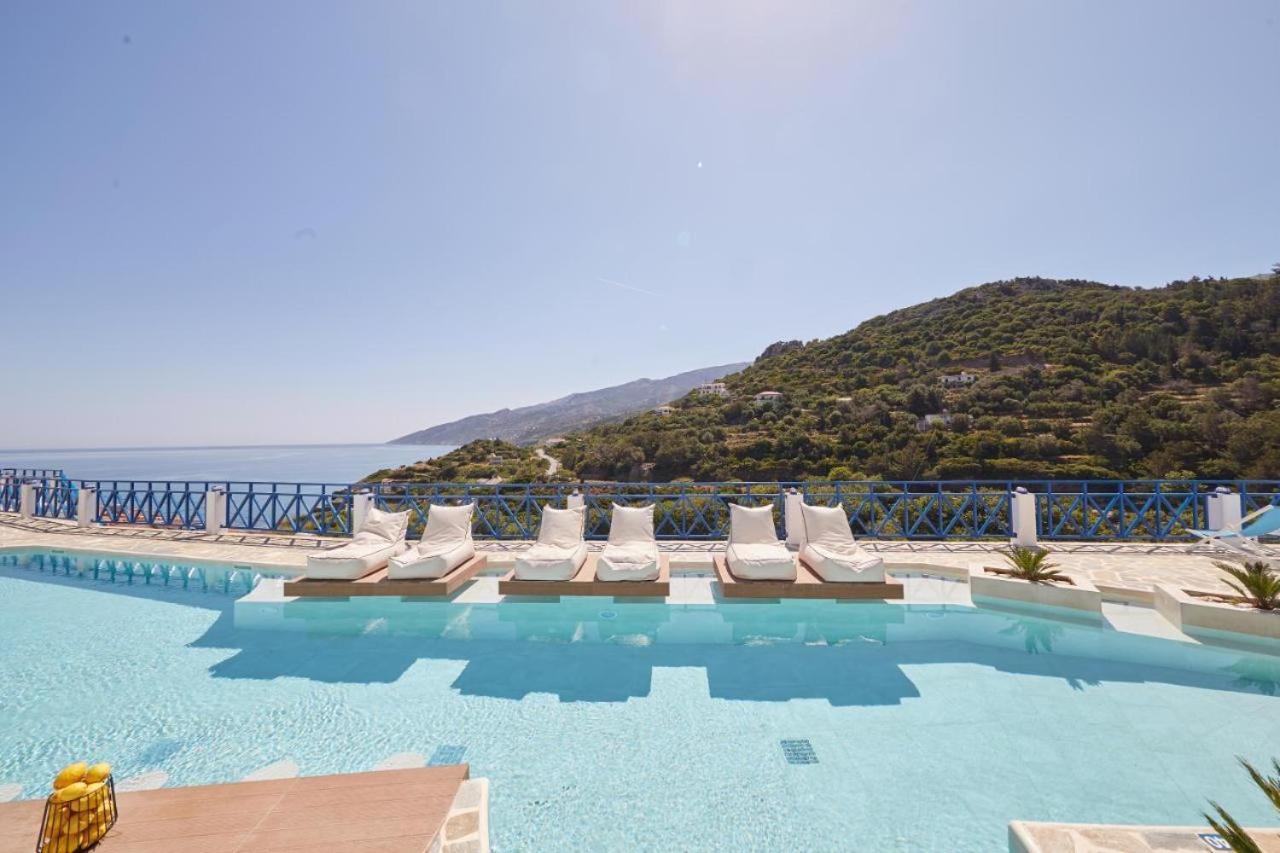 Villa Sea View Kerame à Evdilos  Extérieur photo