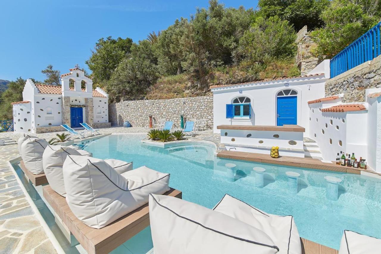 Villa Sea View Kerame à Evdilos  Extérieur photo