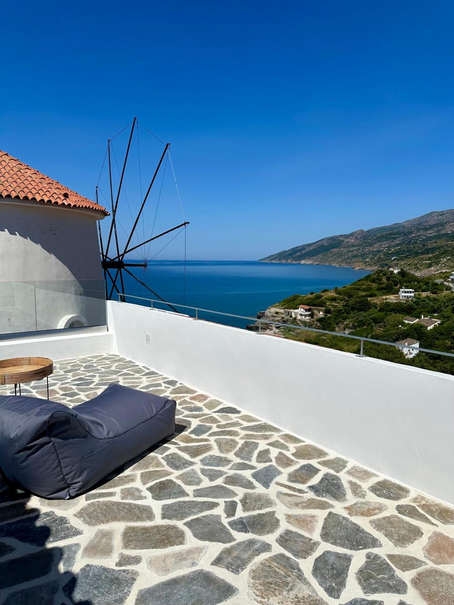 Villa Sea View Kerame à Evdilos  Extérieur photo
