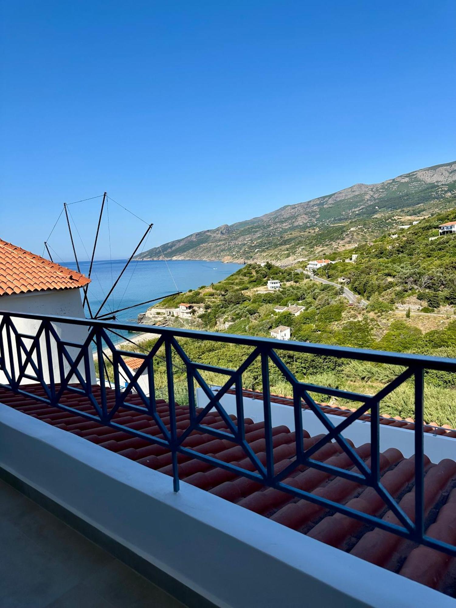 Villa Sea View Kerame à Evdilos  Extérieur photo